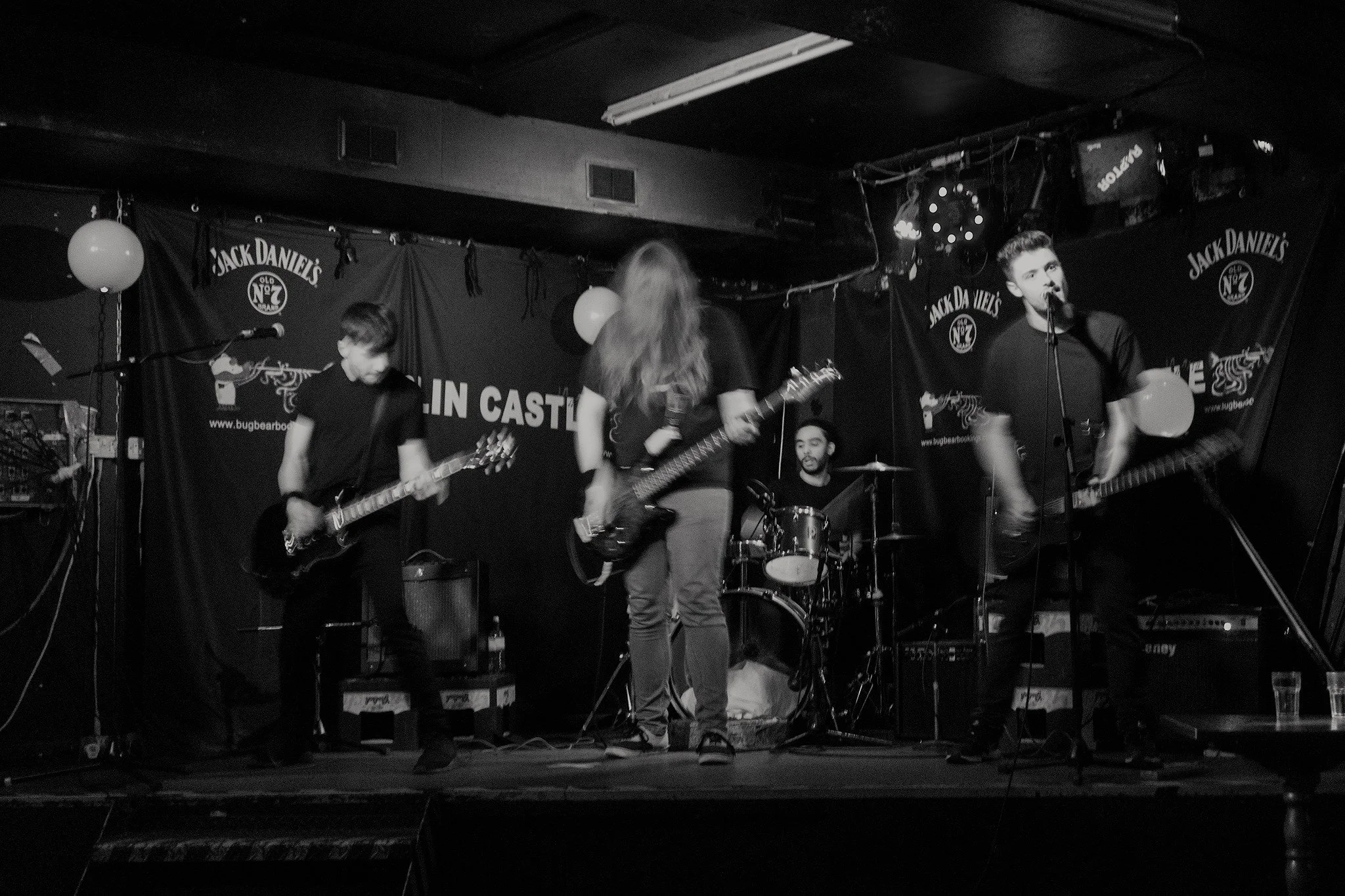 Audience at a Headache concert